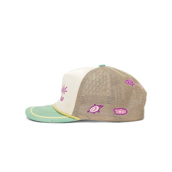 Lost Daze Nostalgia Trucker Hat in Jade, Cream, & Desert - Picture 3 of 7